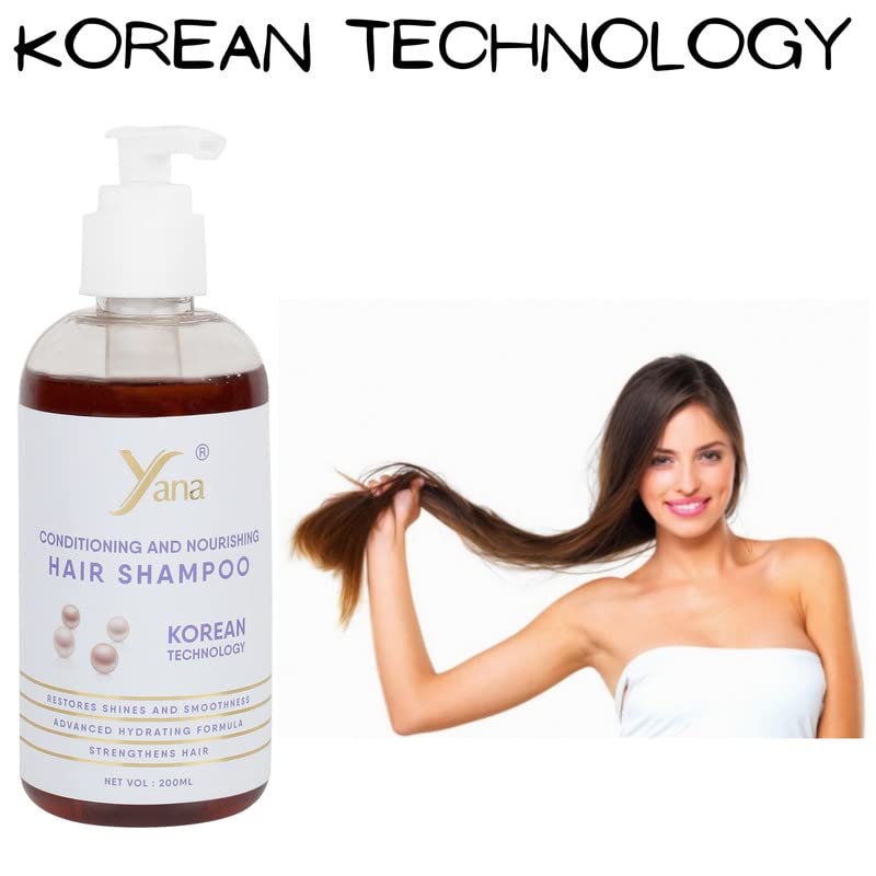 Јана шампон за коса со корејска технологија билен шампон за раст на косата