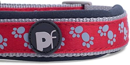 Petface Signature Padded Dog Culle, мали, црвени шепи
