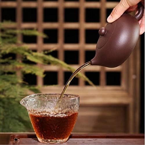 Lkyboa Purple Clay Teapot, модерен сет со чај со рачно изработен чај, погоден за чајник со цврста боја на домаќинството
