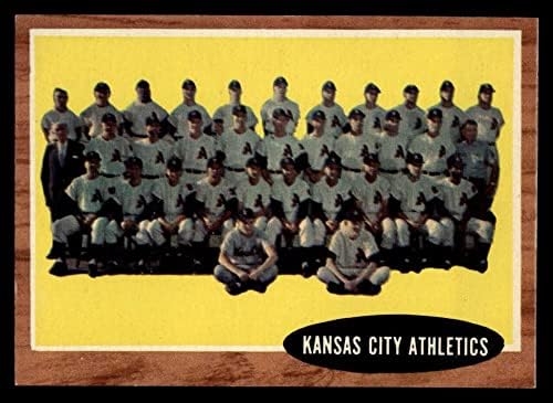 1962 Топпс 384 Атлетика тим Канзас Сити Атлетика НМ+ Атлетика