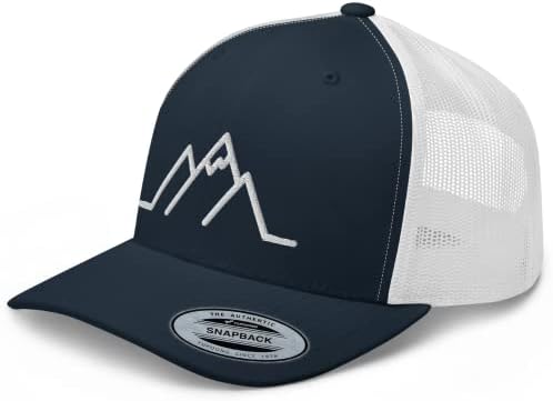 Rivemug Premium Trucker Hat Hat Outdoors колекција везена мрежа Snapback капа прилагодлива бејзбол капа мажи жени