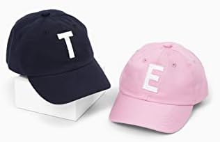 Мали изрази - Почетна капа за бејзбол за момчиња за деца | Монограмирана прилагодлива капа на морнарицата