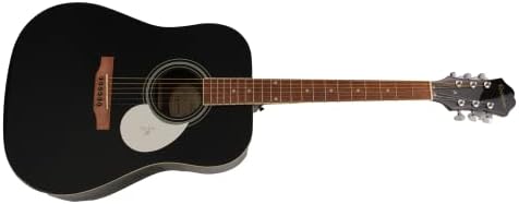 FLA потпишана автограм целосна големина Гибсон епифон Акустична гитара Б/ Jamesејмс Спенс автентикација JSA COA - Црвени топли чили пиперки со