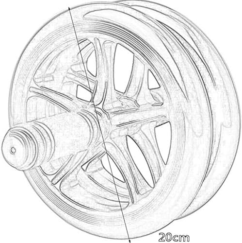 YFDM абдоминален мускулен тркало, тенок половината, не'рѓосувачки челик, тркало во стомакот, тркало во тркала, опрема за фитнес, работи