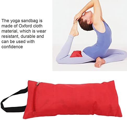Vgeby јога песочна торба, 3 бои јога песочна вреќа со патент во Оксфорд ткаенина материјал за преклопна пондерирана фитнес торба