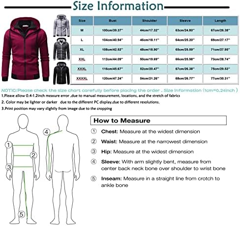 АДССДК тренинг плус големина долги ракави палто мажите случајно зимски цврсто мека качулка со џебови удобност густа 111111