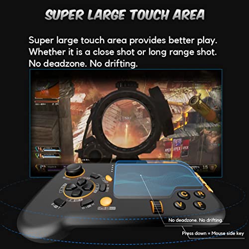 DarkWalker ShotPad FPS Touchpad Игра Контролер ЗА PS5 / PS4 / КОМПЈУТЕР/Пареа/Xbox One/Xbox Серија S|X