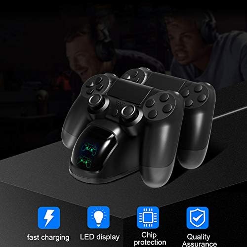 Jopwkuin Рачка Полнач, 2 Порт Полнач Стабилен Издржлив Индикатор Светлина ЗА PS4