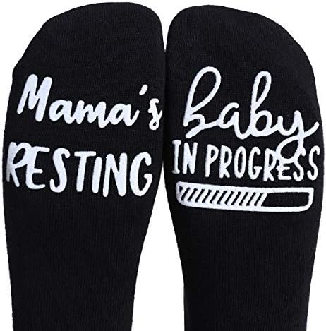 Куполи за испорака на Udobuy, нелизгачки породилни лабуристички чорапи, труд и испорака породилно притискање чорапи, подарок за туширање, породилни