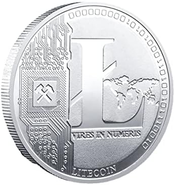 Дигитална Виртуелна Монета Литекоин Позлатени Монети Сребрени Монети Метални Комеморативни Подароци За Собирање Монети