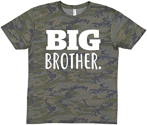 Слатки мали маички најавуваат маици маици кои се откриваат промовирани на кошулата на Големиот брат за момчиња за бебиња и мали деца
