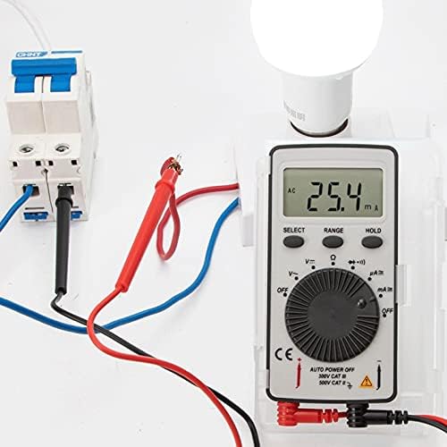 Feer Mini Digital Multimeter Multimetro Tester DC/AC напон струја LCR метар џеб професионални тестери со тест олово