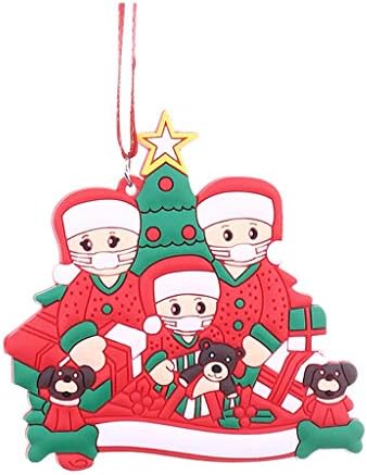 Божиќни Украси Семејниот Украс Преживеа Од 2020 Година Персонализирана Празнична Декорација Виси Скалила Венец Се Собраа