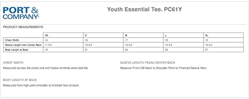 Порт и компанија - Младинска суштинска маица, PC61Y, бела, XL