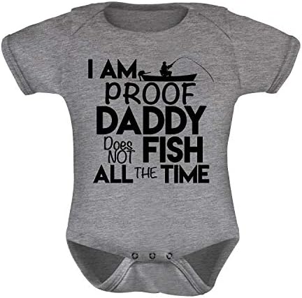 Јас сум доказ дека тато не риба цело време слатко бебешко тело