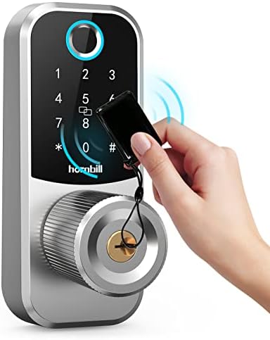 Hornbill 4 пакувања паметни IC картички, RFID M1 13.56MHz FOB за заклучување на вратата на вратата без клуч, клуч FOB за брави
