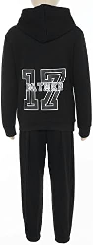 Loodgao Kids Boys Girgs 2 Piece Hoodie Tracksuit Sweatshirt and Sweatpants Jogger Постави спортска облека