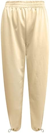 lesенски џогери на Lcepcy, за летни високи половини, обични панталони со цврста боја, удобни атлетски панталони со џебови