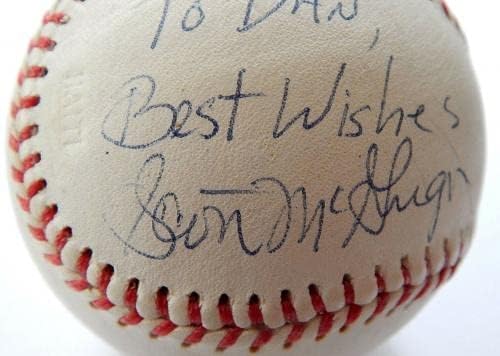 Скот Мекгрегор Потпишан &засилувач; Впишани Бејзбол Авто Автограм-Автограм Бејзбол
