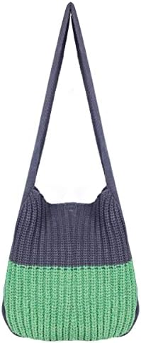BJHG женски чанти за рамо рачно капчиња торби со слама плажа торби за жени тота торба естетско платно тота симпатични торбички