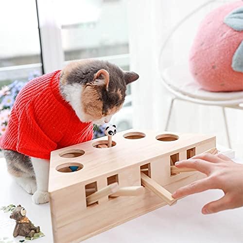 Интерактивна играчка за миленичиња мачка игра игра играчка со глувци со глувче