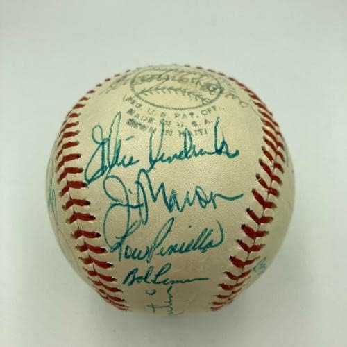 Thurman Munson 1976 Teamујорк Јанкис Ал Шампир потпиша бејзбол ПСА ДНК Коа - Автограм Бејзбол