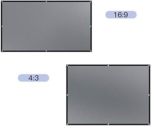 N/A преклопување Проектор завеса полиестер мека едноставна завеса за преклопување филм за завеси за завеси дома на отворено анти-лесен завеса
