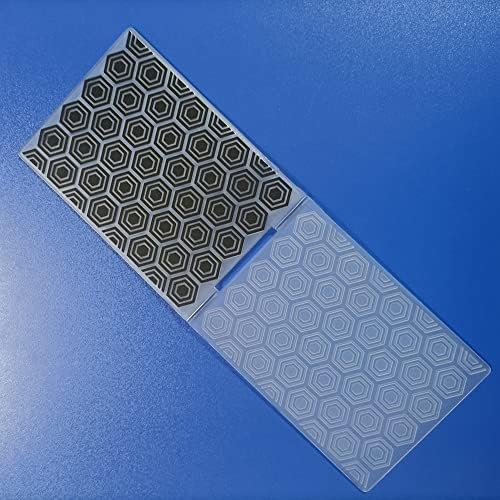 Pupuzao A6 со големина пластика за втиснување на хартија за занаети со хартија пластични текстурирани впечатоци за правење картички за