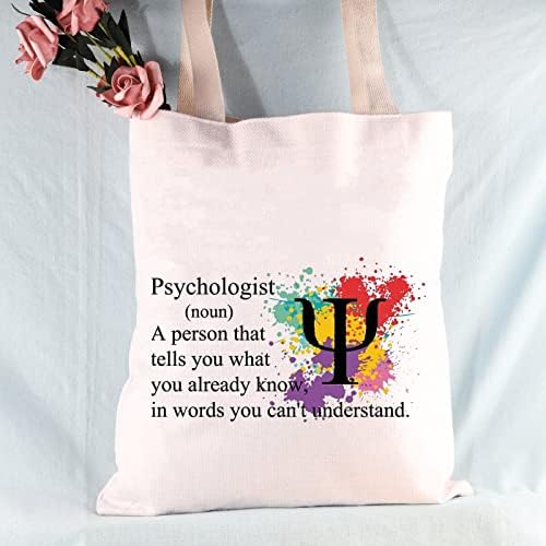 Психолог за подарок за психологија JNIAP, психолог за торба за училишна психолог Подарок психологија Студентска дипломирање на