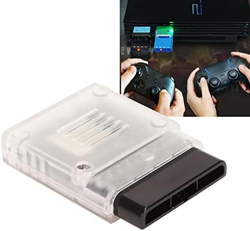 Конвертер на контролор на контролор на Bluetooth, мултиплеер адаптер за безжичен контролер за PS2 за PS1 со ниска латентност на безжичен