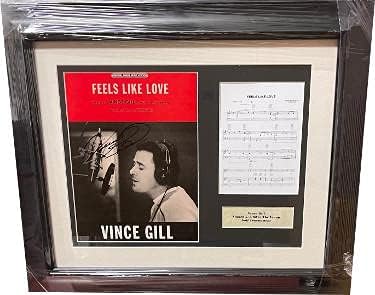 Винс Гил потпиша 2000 се чувствува како loveубовна лист музика/текстови Премиум сопствено врамување - музички листови