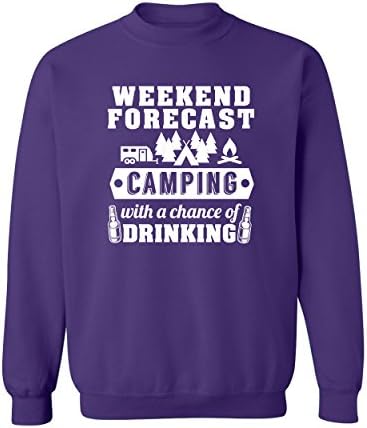 Градски кошули Викенд прогноза кампување со шанса да пиете смешна џемпер на екипажот на ДТ