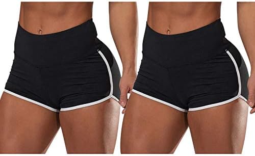 Zpervoba компресија жени шорцеви тренингот јога хеланки парчиња парчиња лизгаат 2 шорцеви панталони технолошки џемпери