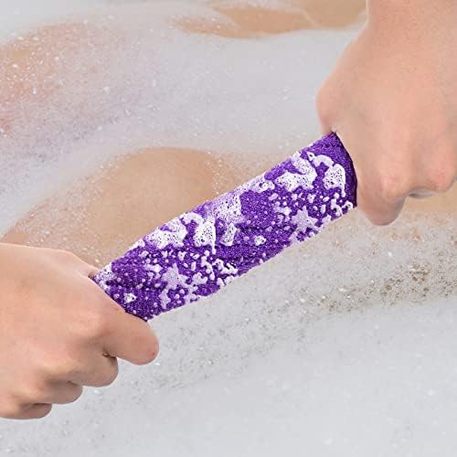 Fomiyes Телење на телото 4 парчиња ексфолирачки крпа за бања најлон убавица кожа бања пешкир пешкир за бања, чистач на тело, ексфолирачки