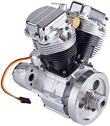 Zoster Bastoline Engine Model Cison FG-9VT 9cc V-тип дво-цилиндричен четири-мозочен мотор со мотор за согорување на мотори со мотори со внатрешно