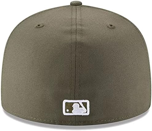 Нова ера MLB 59fifty зелена опремена на капачето капаче на играта