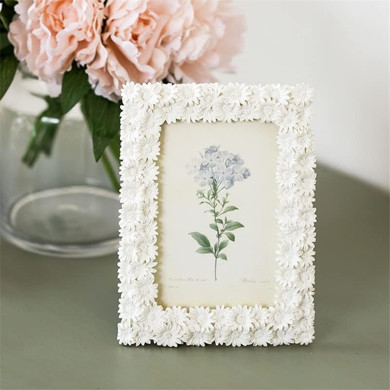Haаоле креативна фото рамка романтичен бел цвет моден накит Дејзи фото рамка дома додатоци