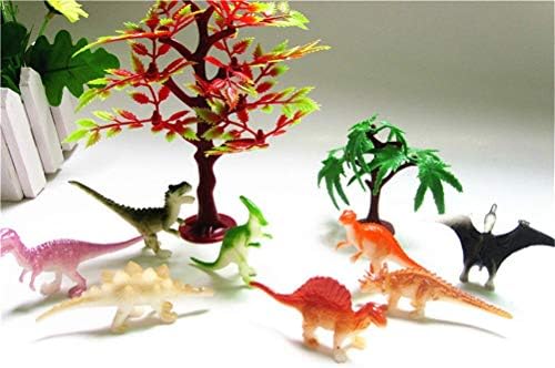 Акциони фигури на играчки - 8 парчиња многу пластични диносауруси фигури диносауруси модел симпатични животни подароци момчиња играчки хоби деца