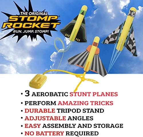 Гази Ракета Оригинални Трик Авион Рефил - 1 Едрилица Авион Само-Се Издигнува на 100 стапки - Отворено Играчка Подарок За Момчиња или Девојчиња Возраст 5+ Години-Активн?
