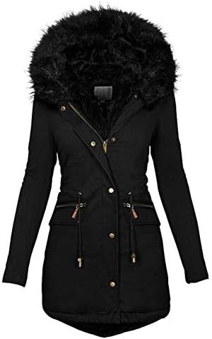 Зимски палта за жени 2022 плус големина задебелен пуфер јакна мода топло ладно време парки