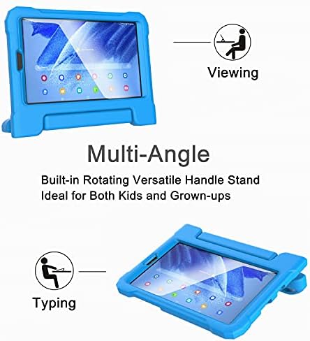 Случај за деца на Мејсон за Samsung Galaxy Tab A7 Lite 8,7-инчен 2021 SM-T220/T225/T227, Galaxy Tab A7 Lite 8.7 Case-Chickproof Case Case со вграден заштитен таблет за заштитни таблички