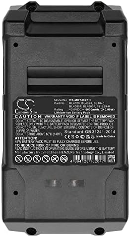 KRADOX Battery Replacement for Makita BL4020,191L29-0,BL4025,BL4040,BL4050F,BL4080F,BL403040V MAX XGT,W001G,TD001G,HR001G,HR003G,001G,DF001G,GA003G,GA005G,GA011G,GA013G,CF001G,HS004G,UB001G