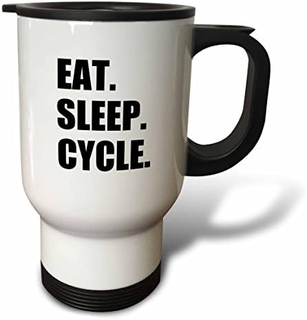 3дроза Јадете Циклус На Спиење-Страстни За Велосипедизам-Подароци За Ентузијасти За Велосипеди Кригла За Патување, 14 мл, Разнобојна