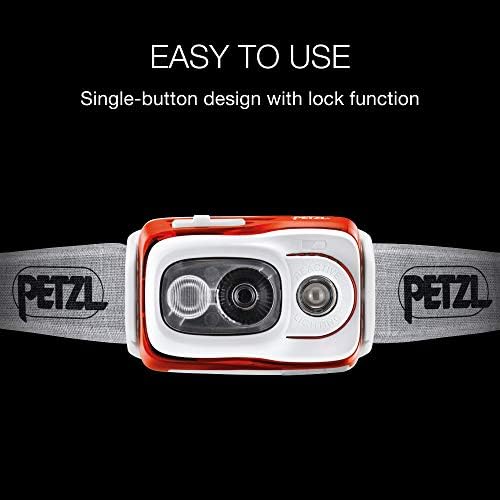 Petzl, Swift RL Полнење Фаровите со 900 Лумени &засилувач; Автоматско Прилагодување На Осветленоста, Црна