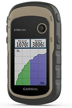 Garmin eTrex 32x, Солиден Рачни GPS Навигатор &засилувач; Карабинер Клип Додаток, Компатибилен Со Различни Garmin Рачни,