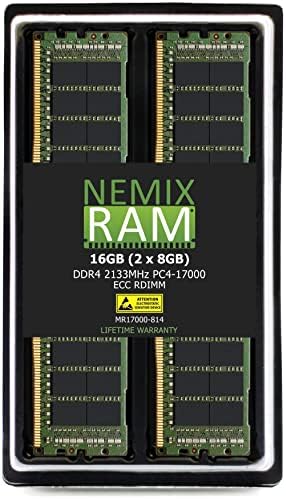 Nemix RAM меморија 128 GB DDR4-2133 PC4-17000 ECC RDIMM Регистрирана надградба на меморијата на серверот за Dell PowerEdge FC830