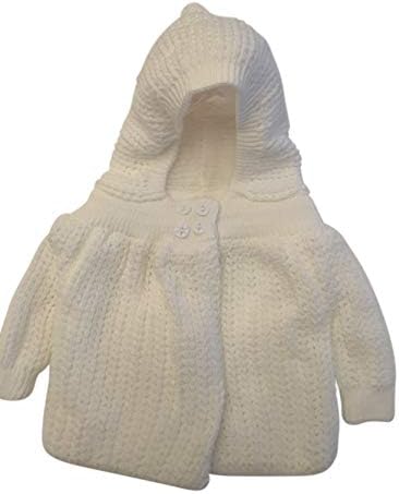 Бебе гулаб плетена капчиња џемпер јакна со аспиратор - совршена облечена џемпер јакна