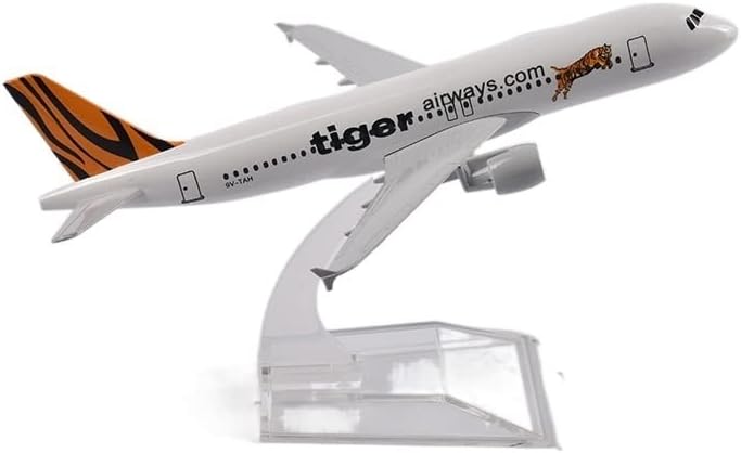 Односот на лизгање на Лукбут на насликани уметнички дела за: 16 см тигар Airbus A320 модел Авион Die-Cast Metal 1/400 Scale Model