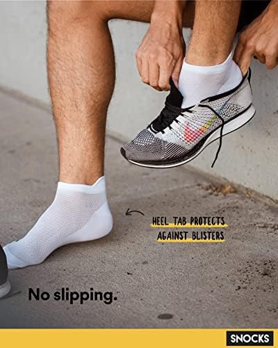Snocks S-XL 6 пара чорапи за трчање за мажи и жени: Водење чорапи жени и чорапи за вежбање мажи