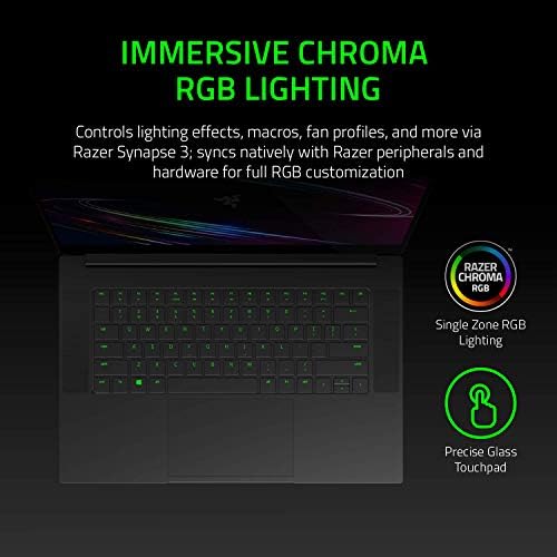 Razer Блејд 15 База Игри Лаптоп 2020: Intel Core i7-10750H 6-Core, NVIDIA GeForce RTX 2070 Max-Q, 15.6 4K OLED, 16GB RAM МЕМОРИЈА,